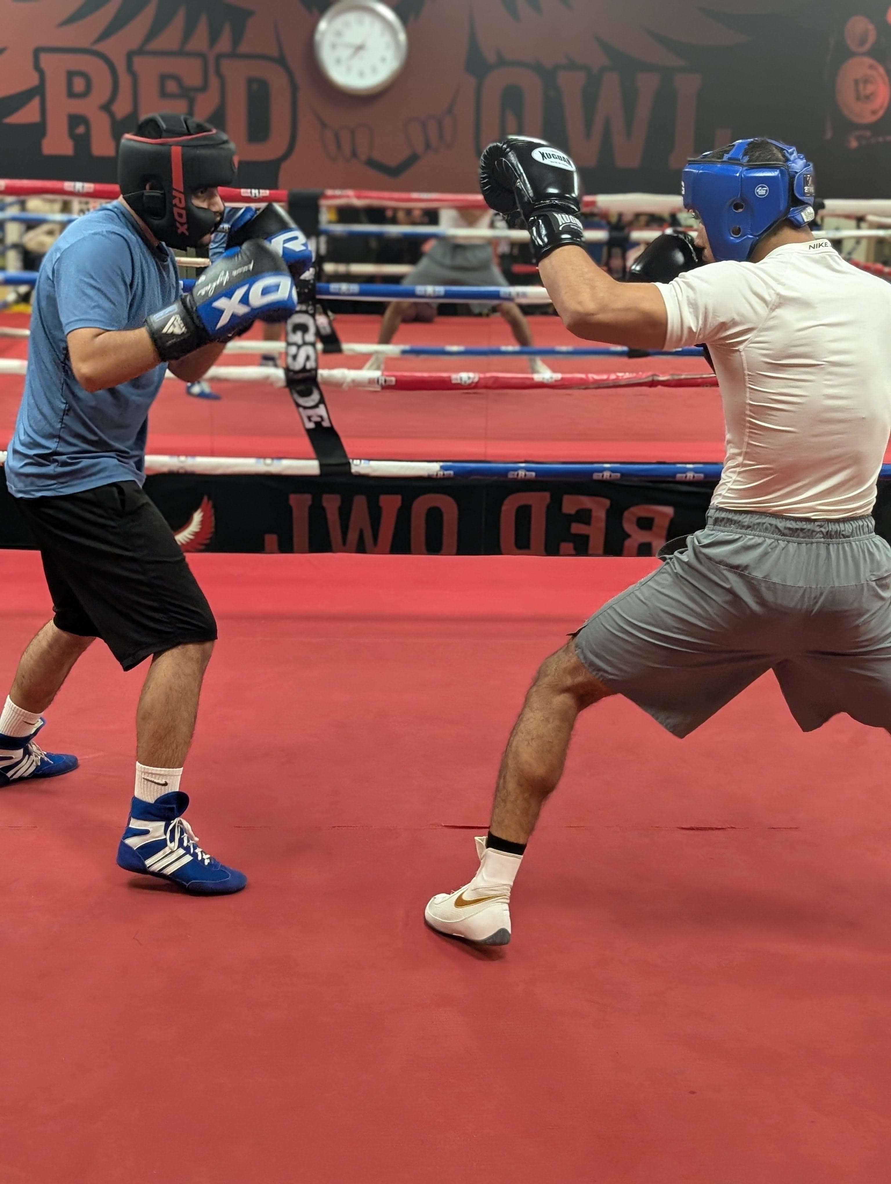 Sparring at Red Owl Scarborough